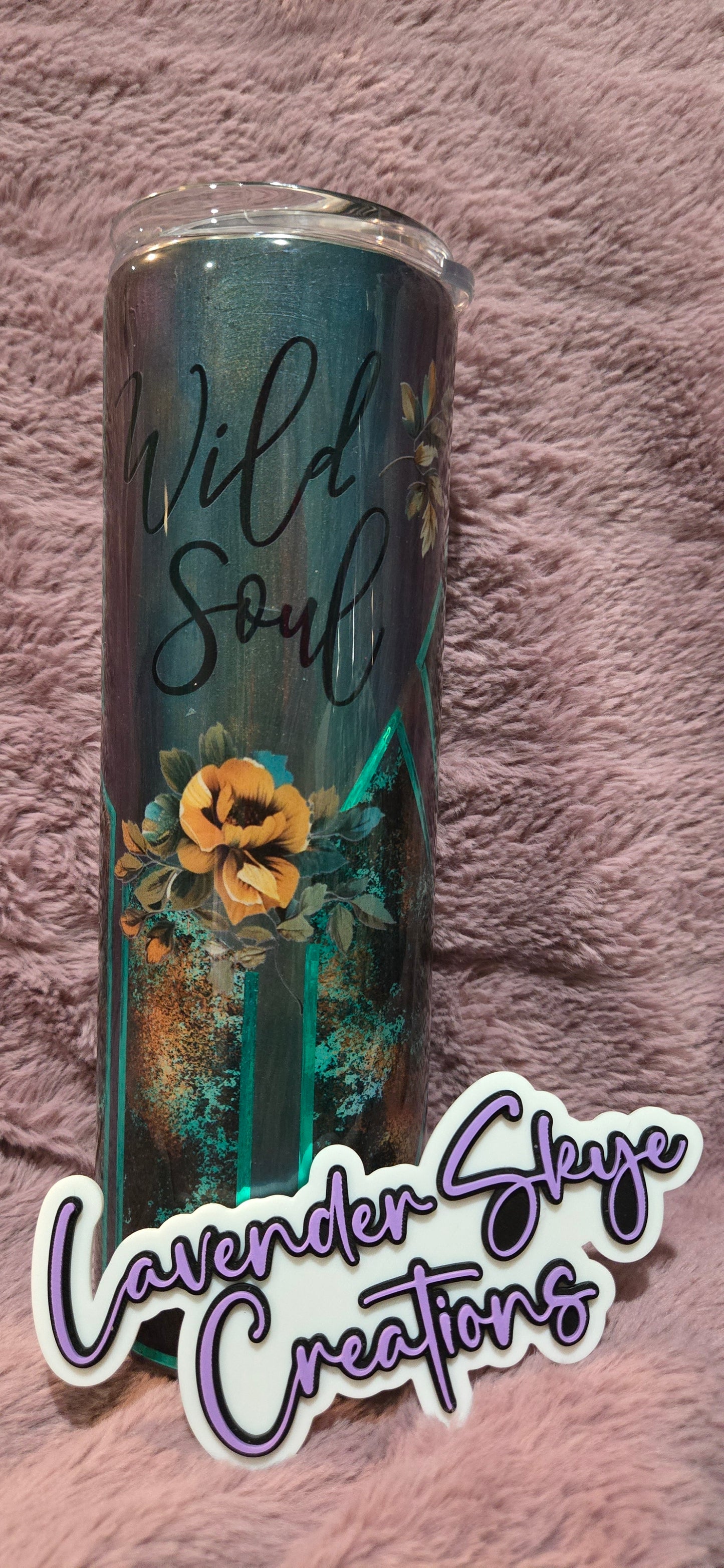 RTS 30oz Skinny {Wild Soul Floral}
