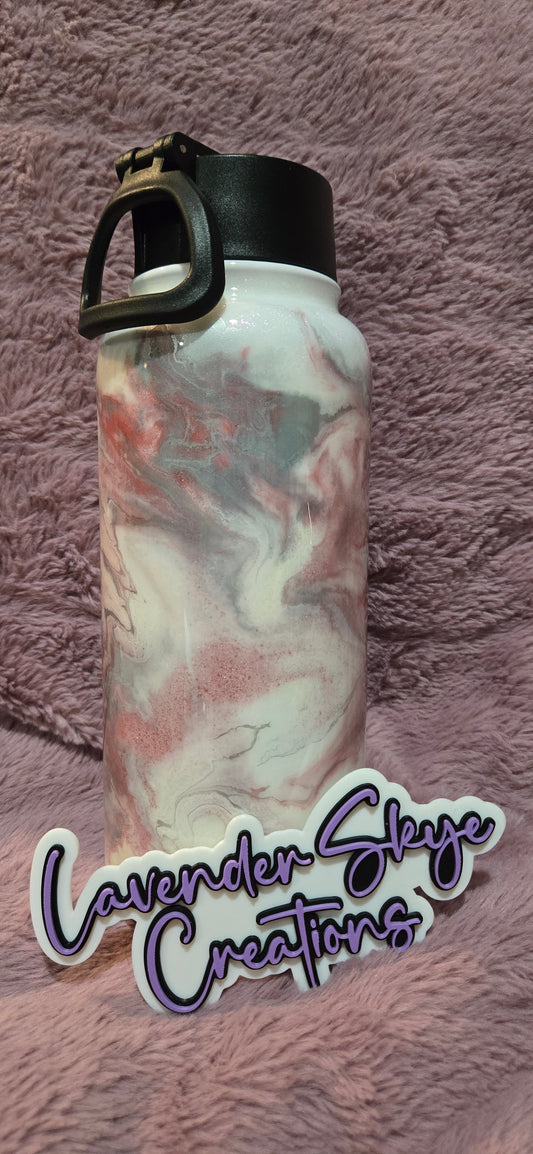 RTS 32oz Hydro {Cranberry Marble}