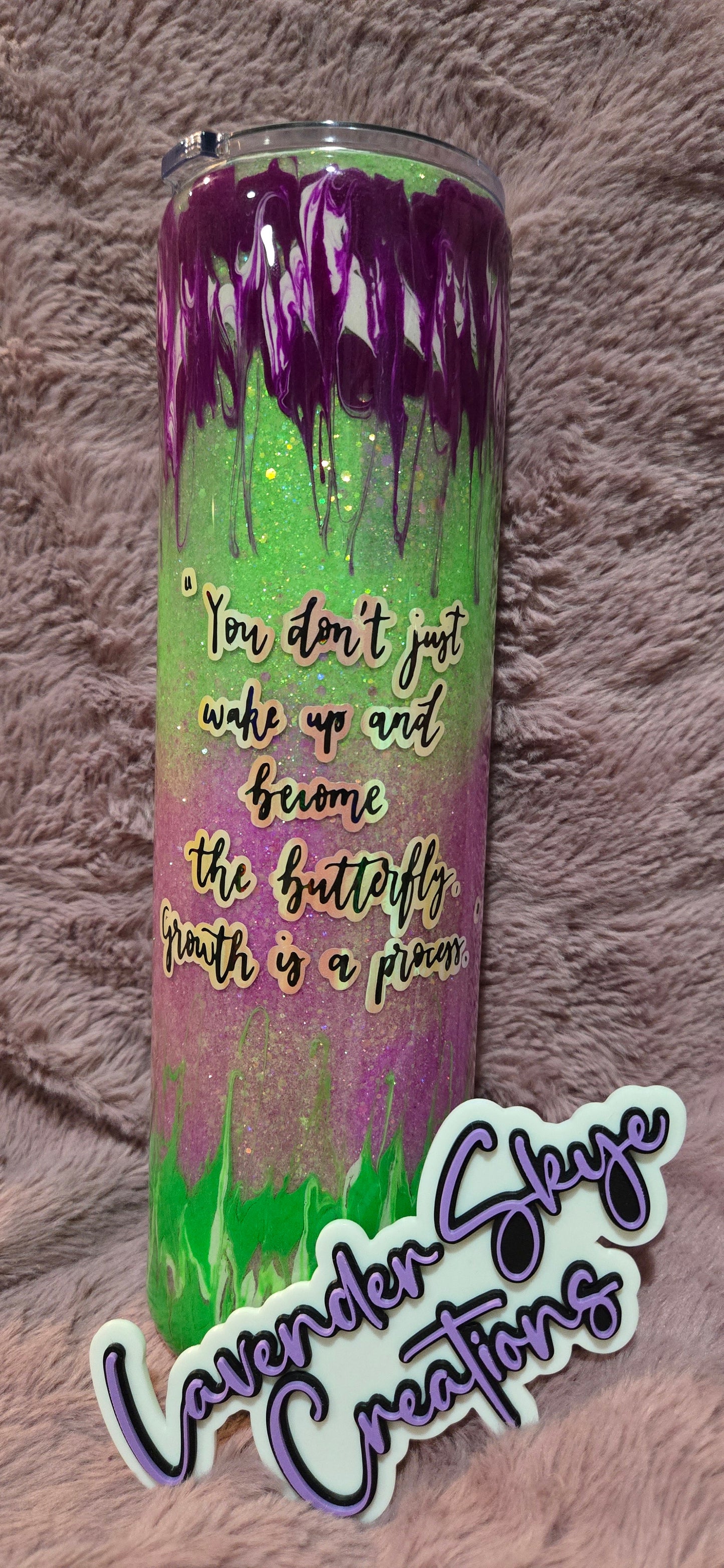 32oz Hydrofit {Butterfly Effect w/ Glow}