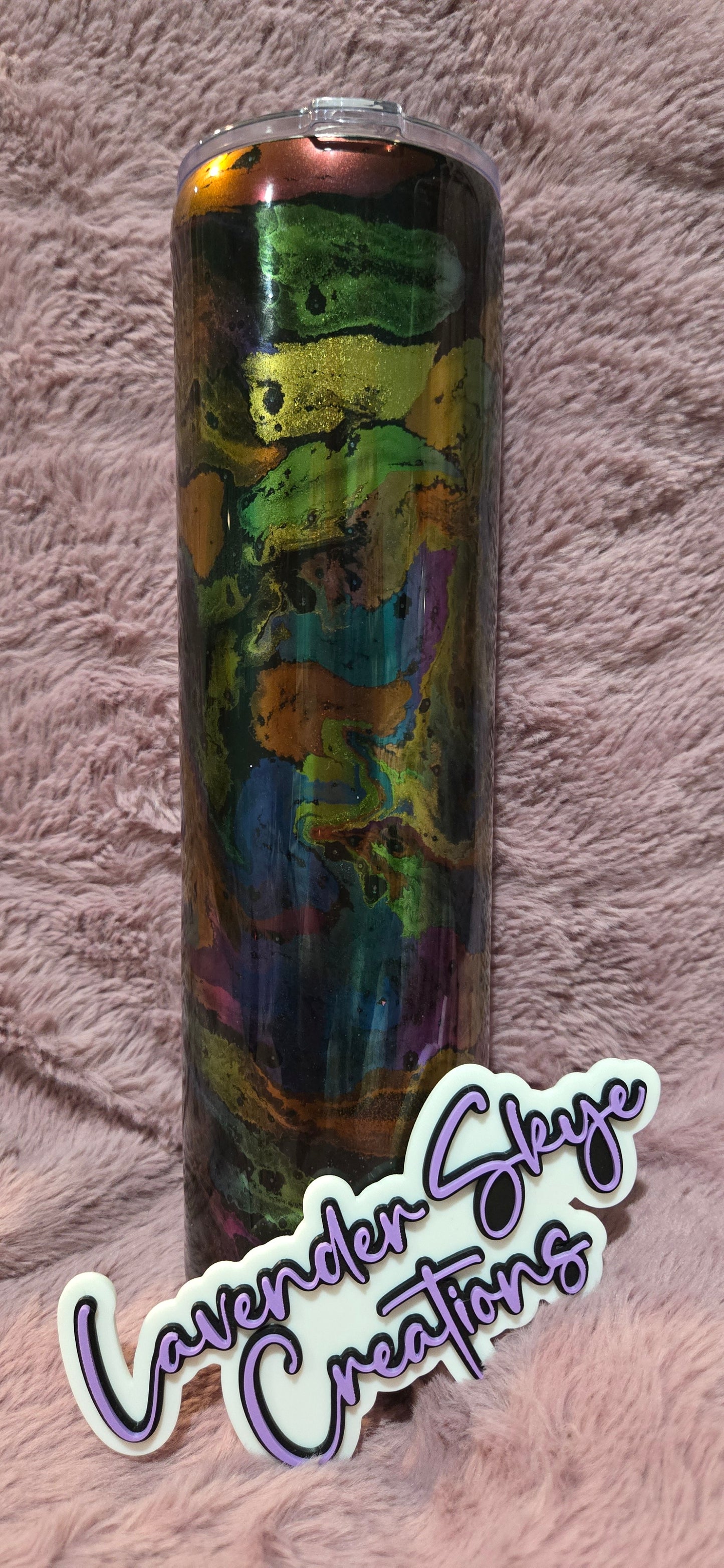 32oz Hydrofit {Chrome Ink Swirl}