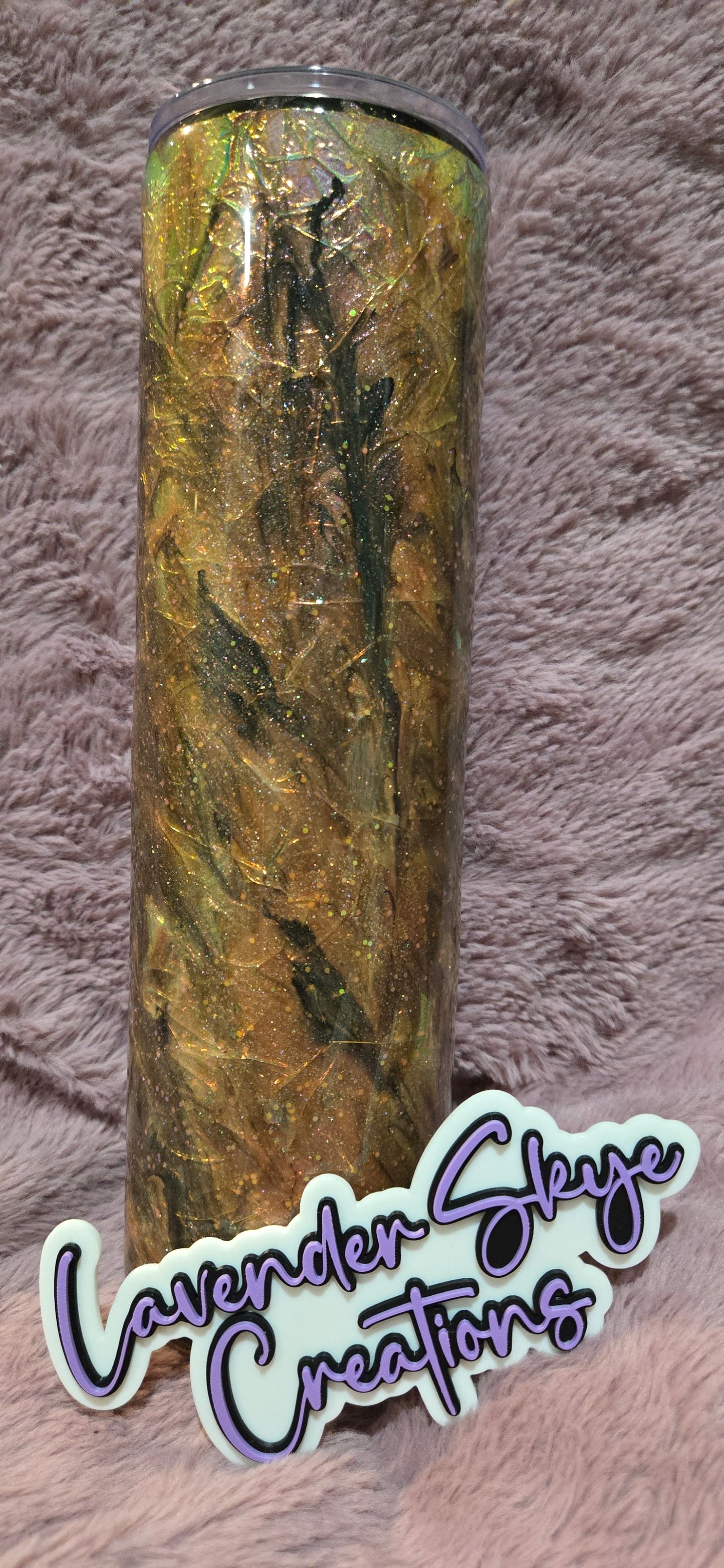 32oz Hydrofit {Fire Opal MilkyWay w/ Glow}