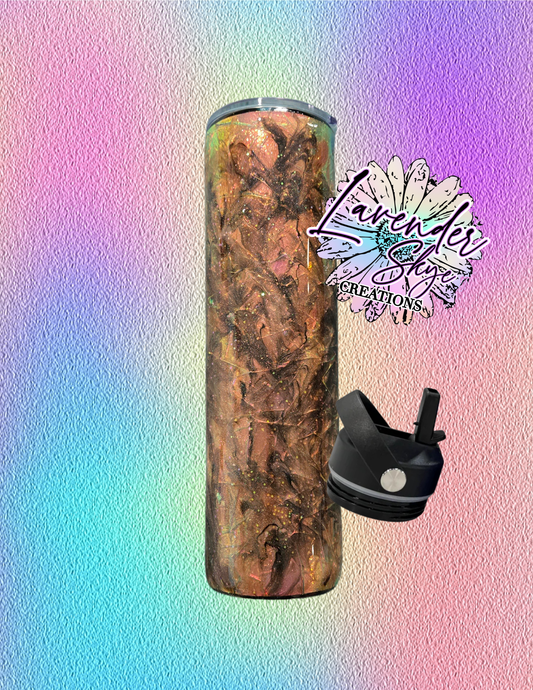 RTS 32oz Hydrofit {Fire Opal MilkyWay w/ Glow}