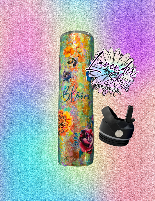 RTS 32oz Hydrofit {Foil Flakes & Flowers}