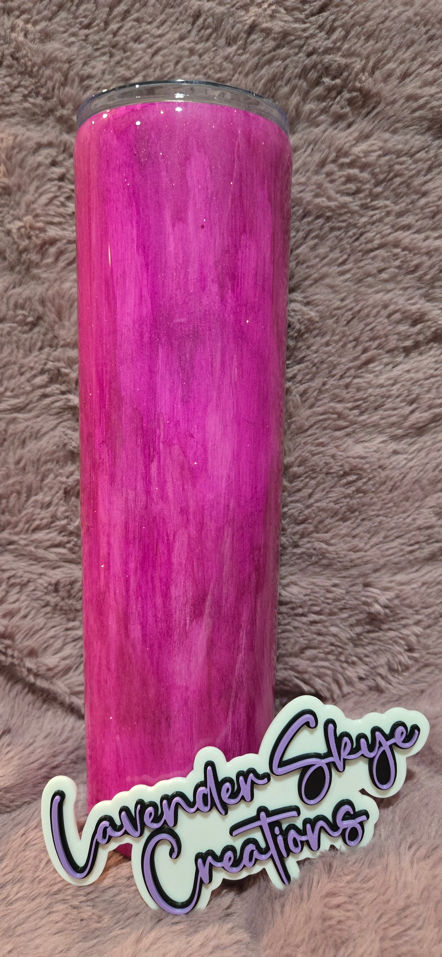 32oz Hydrofit {Pink Woodgrain Heart w/ Glow}