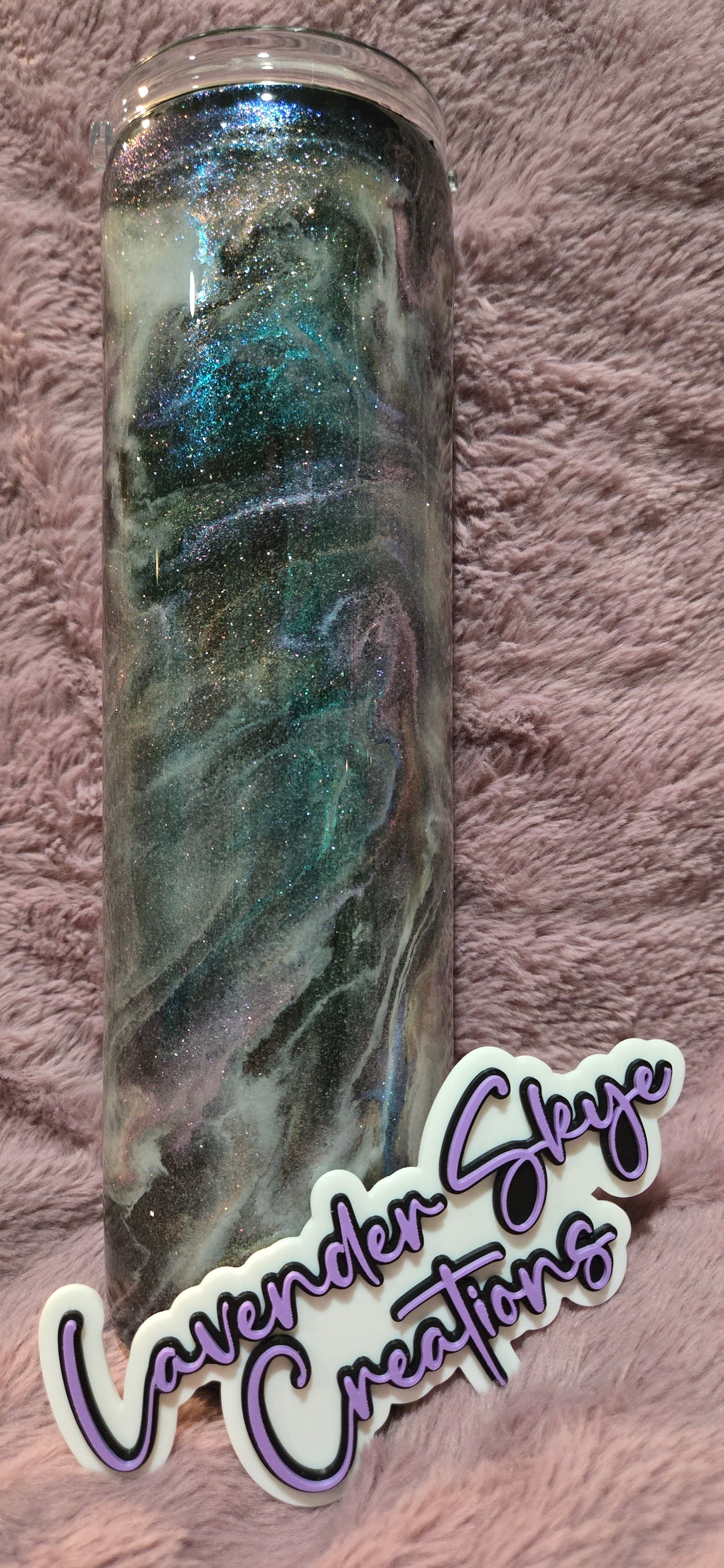 35oz Duo {Constellation Ink Swirl w/ Glow}