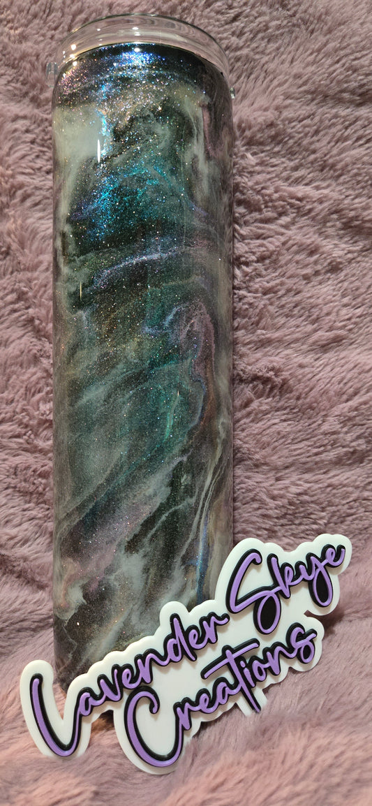 RTS 35oz Duo {Constellation Ink Swirl w/ Glow}