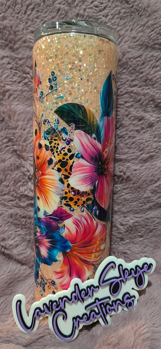 RTS 35oz Duo {Hibiscus Flower}