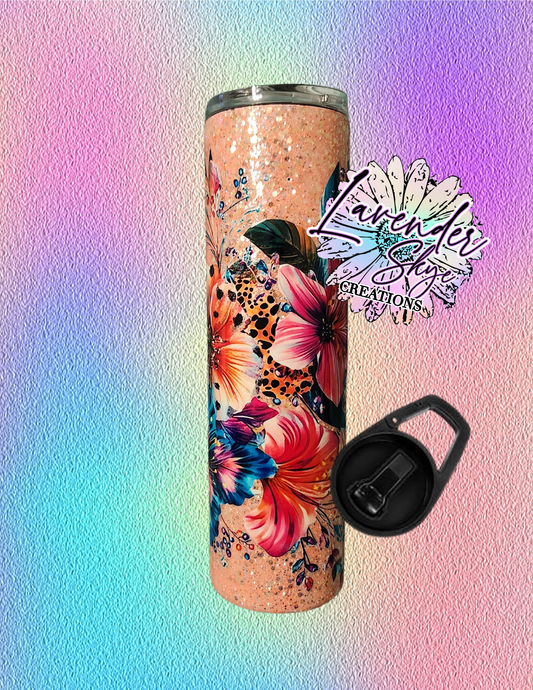 RTS 35oz Duo {Hibiscus Flower}