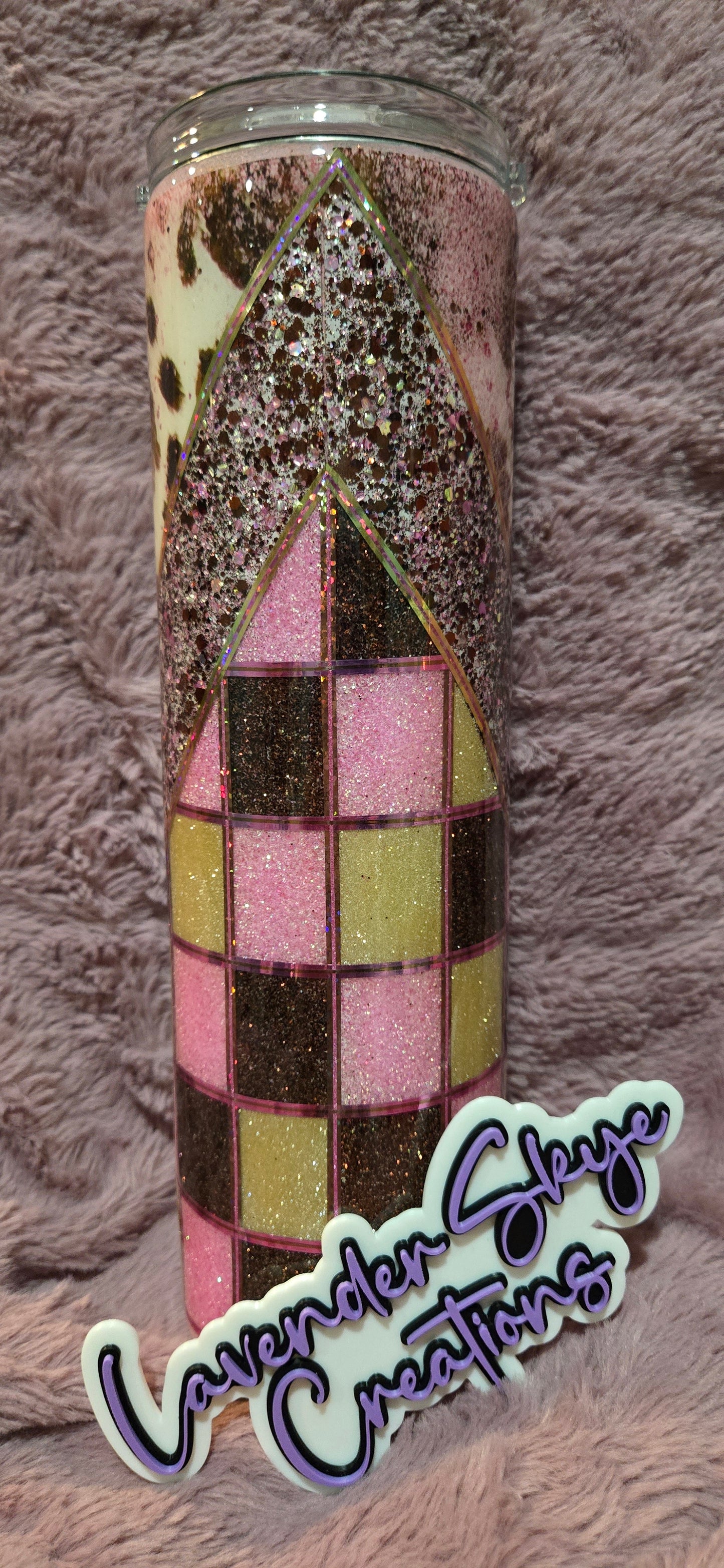 35oz Duo {Western Checkerboard}