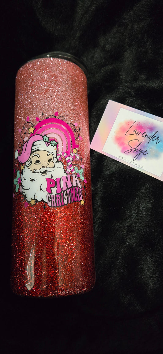 RTS 20oz {Pink Santa}