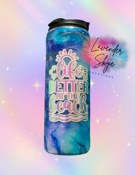 RTS 18oz Dual Flip {Better at the Beach w/ Glow}