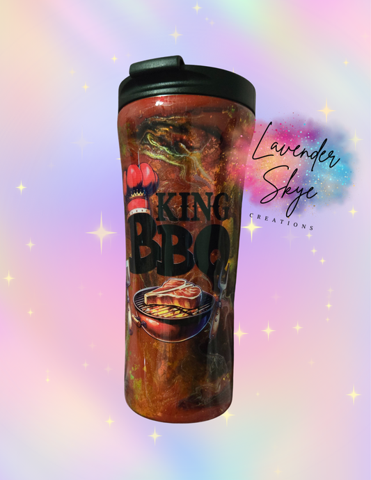 RTS 16oz Travel Mug {King BBQ w/ Glow}
