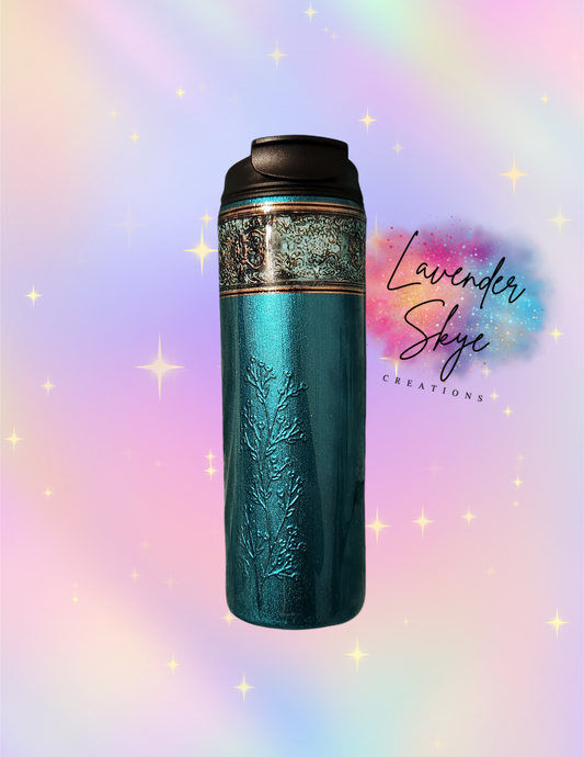 RTS 18oz Dual Flip {Patina Flower}