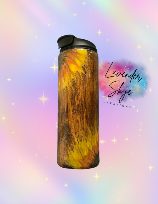 RTS 18oz Dual Flip {Sunflower Woodgrain w/ Glow}